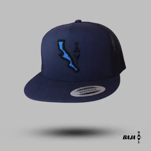 Gorra Plana Península Azul